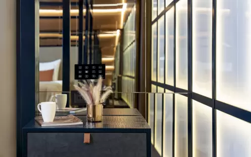 LUJO BODRUM - INDIGO CLUBBER TERRACE ROOM DETAIL